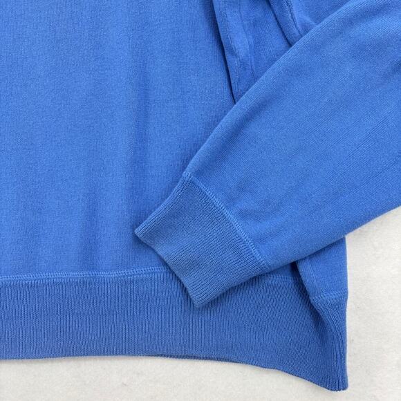 Polo Ralph Lauren Mens Sweater Size XXL Blue 100% Cotton Pullover Red Logo - Picture 5 of 10